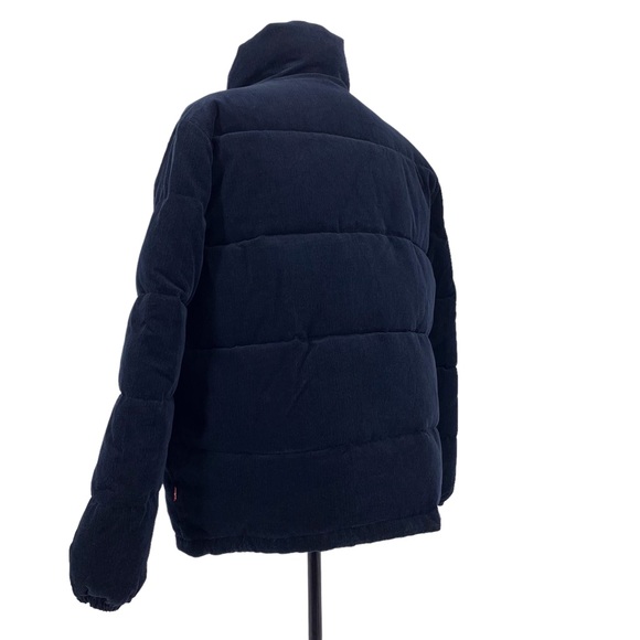 Levi's NWT Navy Corduroy Zoe Puffer Jacket, XL - Picture 7 of 16